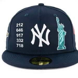 New Era Navy Blue NY Hat